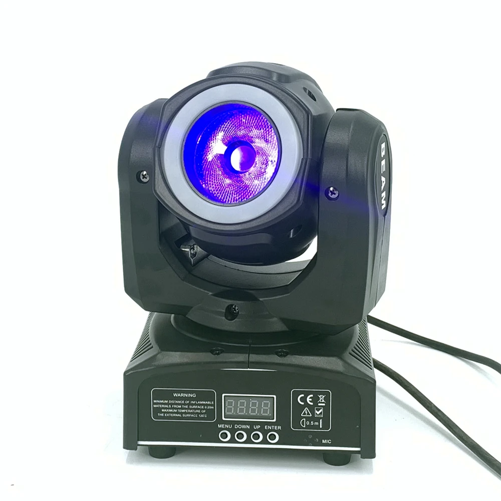 DJ светильник ing mini moving head светодиодный 60 Вт Луч сценический светодиодный светильник с 12 Светодиодный SMD5050 RGB супер яркий светодиодный DJ Точечный светильник фирмы "DMX"