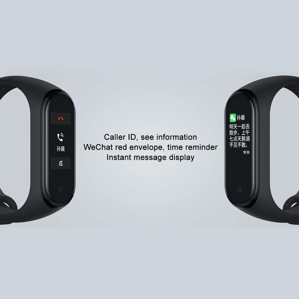 Оригинальная глобальная версия, Xiaomi mi, браслет 4, фитнес, пульсометр mi Band 4, китайская версия, смарт-браслет и подарочный ремешок