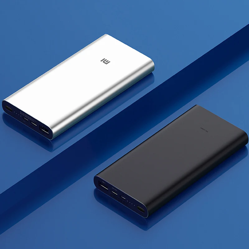 Xiaomi повербанк10000mAh USB Тип C Двусторонняя18 Вт Быстрая зарядка повербанк внешний