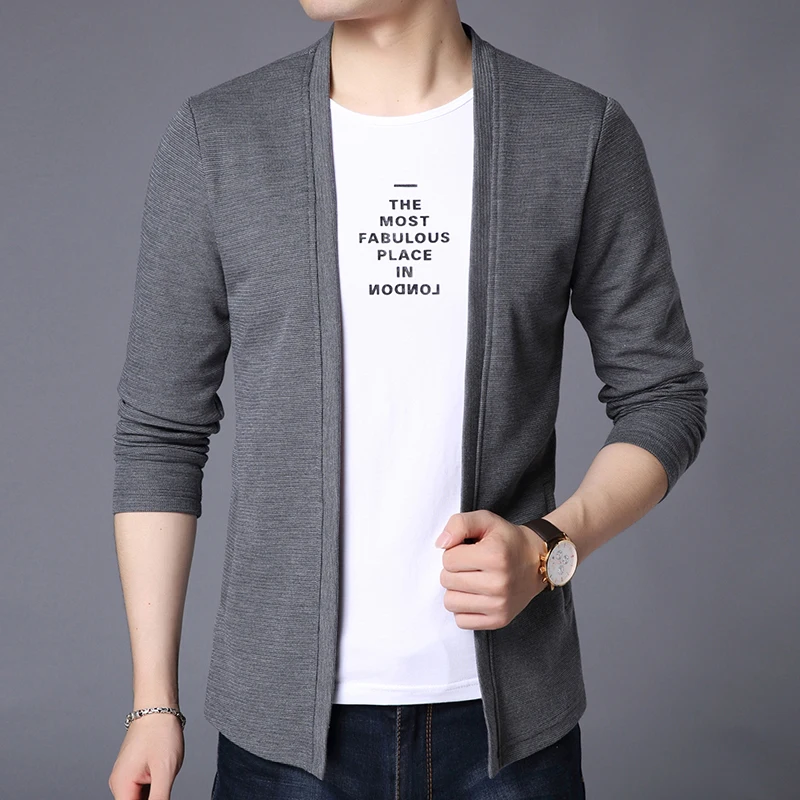 Мужской кардиган модная брендовая футболка в Корейском стиле трендовая уличная