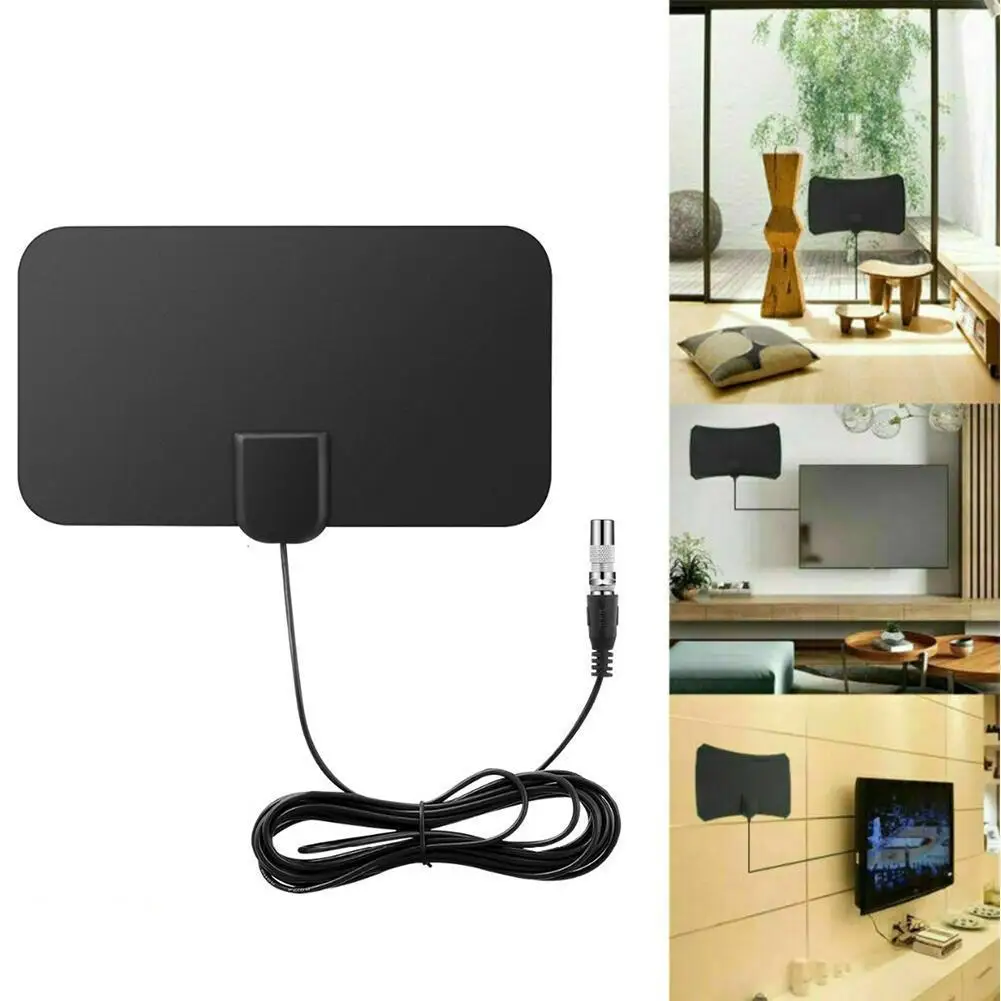 4K 20DB с высоким коэффициентом усиления HD TV Dtv коробка цифров ТВ антенны EU Plug 50 миль