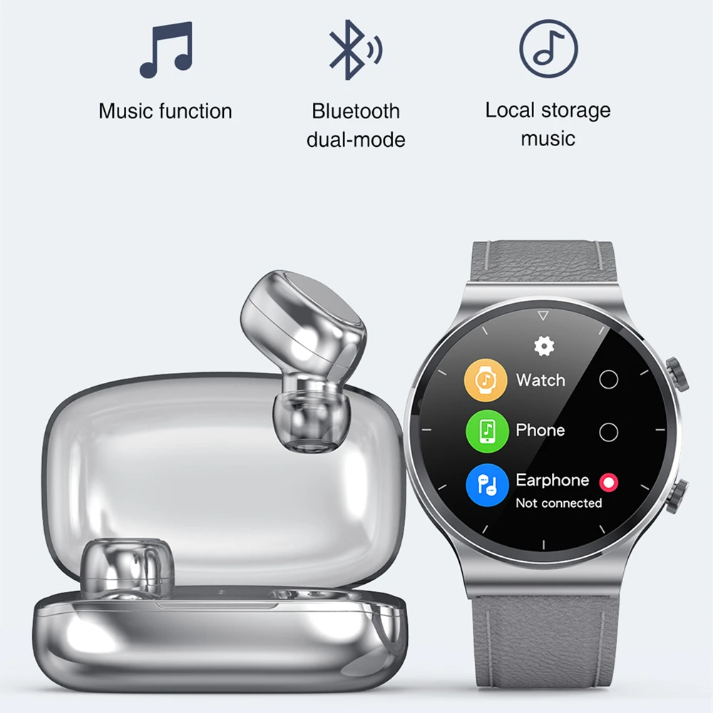 Bluetooth Call Men Smart Watch 4GB Rom Store 1000 Songs Music Smartwatch Heart Rate Monitor Sports Fitness Tracker VS M2 M3 PRO |