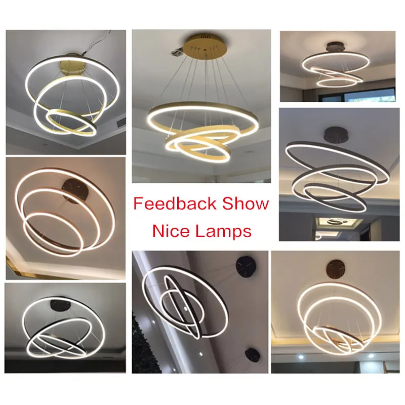 Золотые светильники современная светодиодная Люстра для гостиной кухни