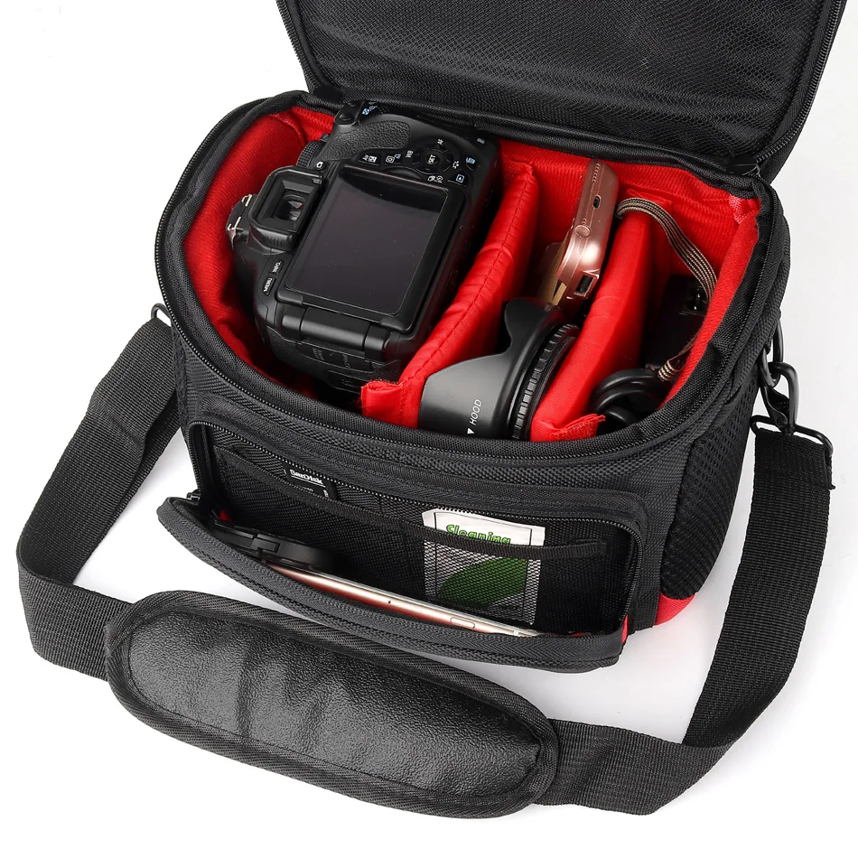 dslr camera bag case for nikon d90 d3400 d5300 d7500 d810 d5200 df photo backpack canon 5d 6d mark ii 1300d 200d 800d 750d 1100d free global shipping