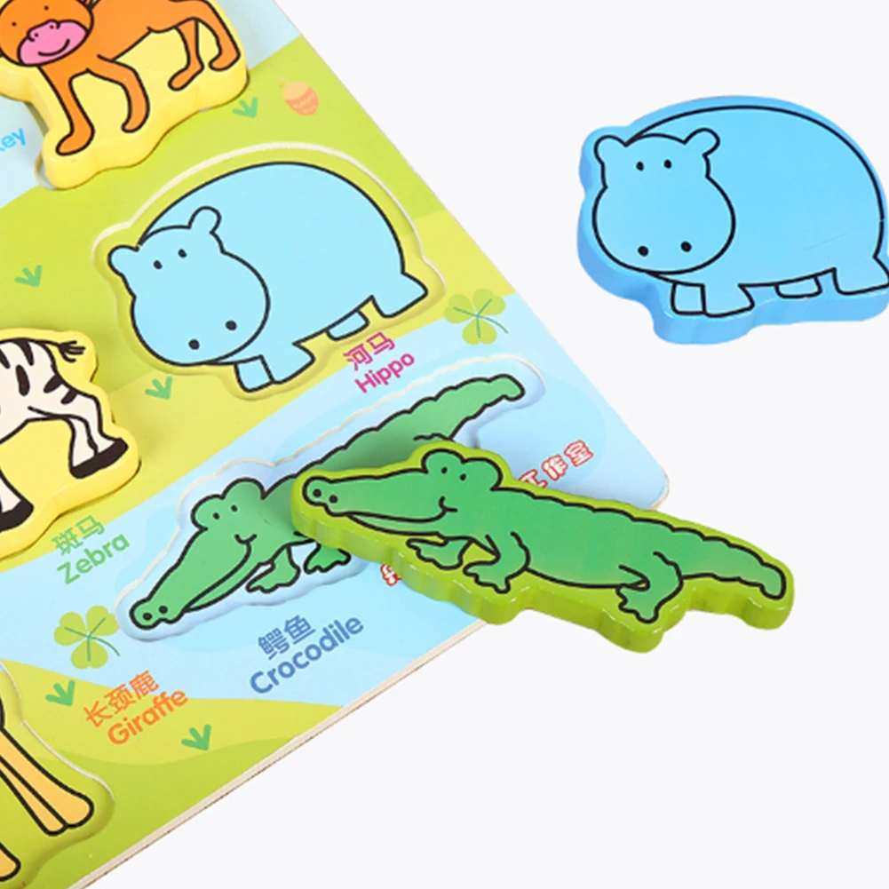 

Toddler Wooden Peg Puzzles Educational Preschool Animal Vegetables Toy For Kids Infants Numbers Alphabet Objects Learning Toys