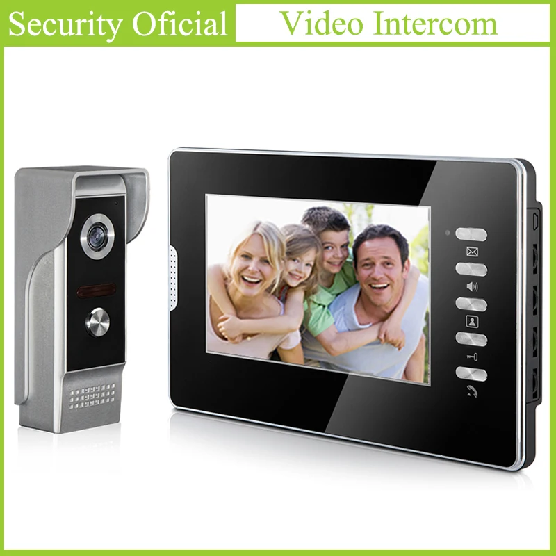 Аналоговый Проводной видео телефон двери высокое качество дверной звонок 7