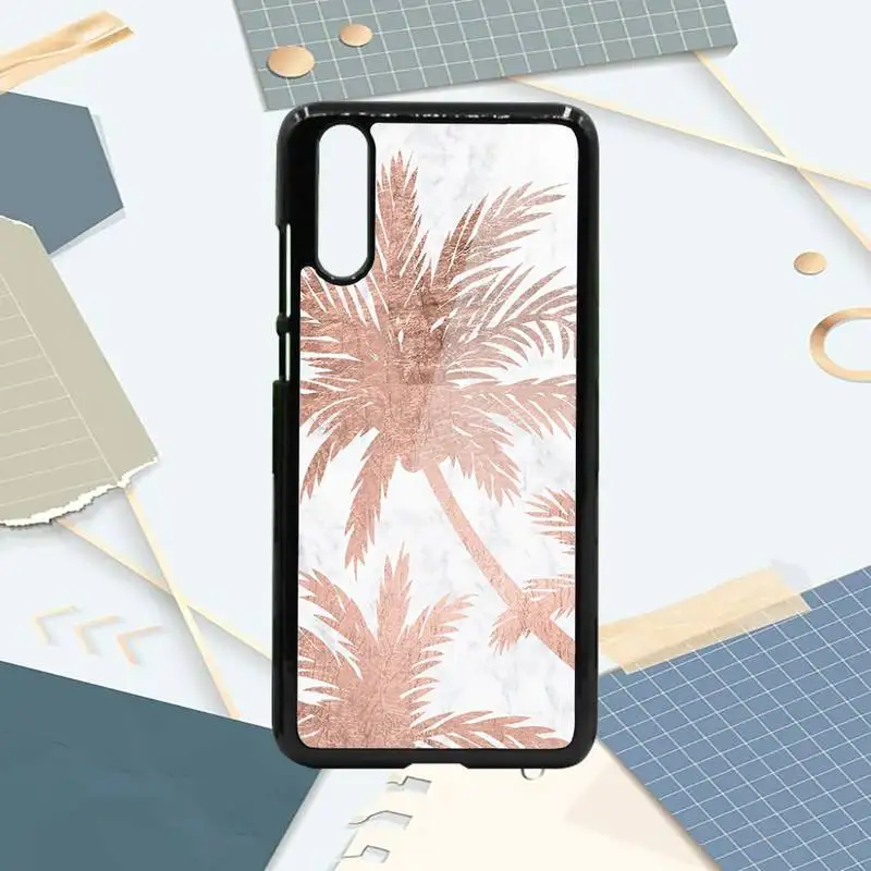 

Gold Rose Love heart pattern Phone Case PC For Samsung galaxy S note 8 9 20 10 e lite2019 plus pro ultra