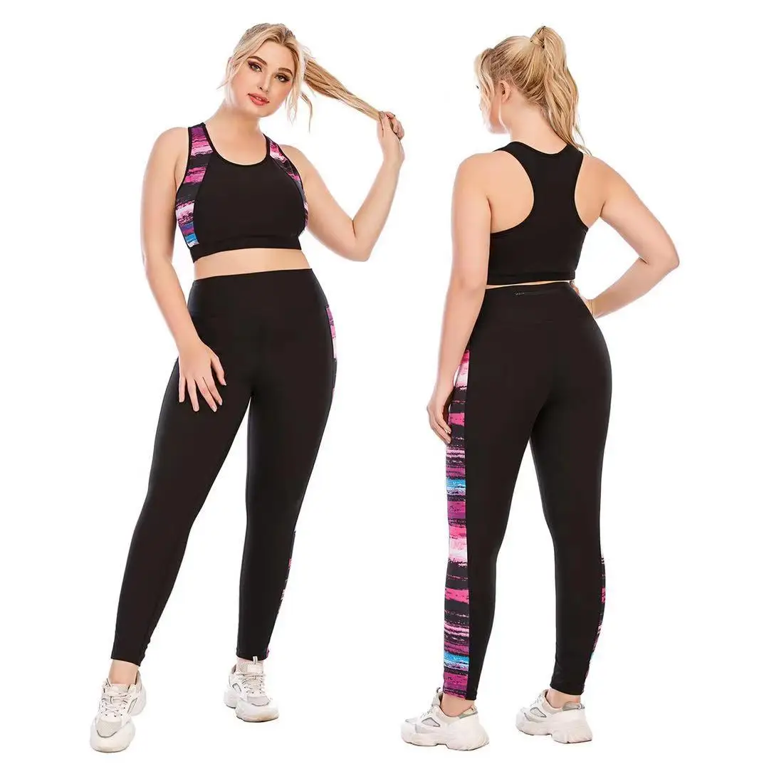 

Exercise Yoga Set Sports Bra and Leggings Jogging Women Gym Set Clothes 2-piece set yoga Sports Tights Women Fitness Sports Suit
