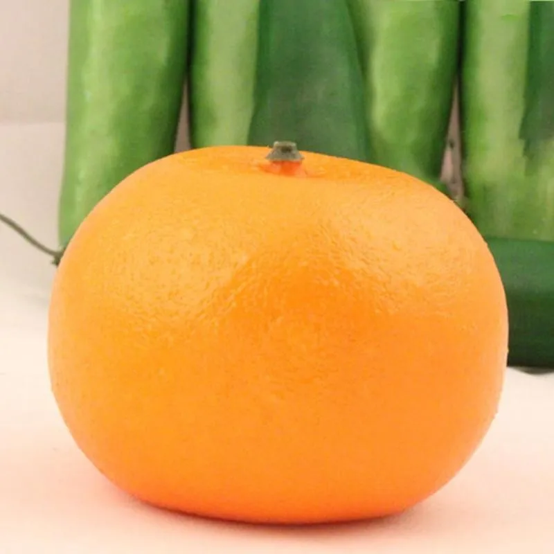 Пластиковые искусственные фрукты арбуз оранжевый аксессуары лимон банан манго