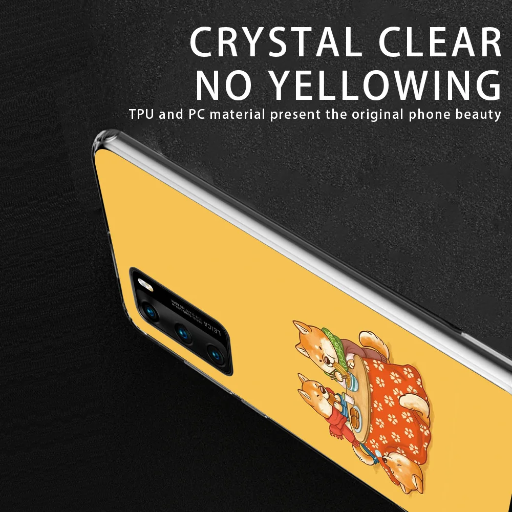 

Cute Corgi Cover for Huawei P40 P30 P20 Lite Pro Mate 40 30 20 Lite Pro Phone Cases For Honor View40 View30 30 20 Lite Pro Funda