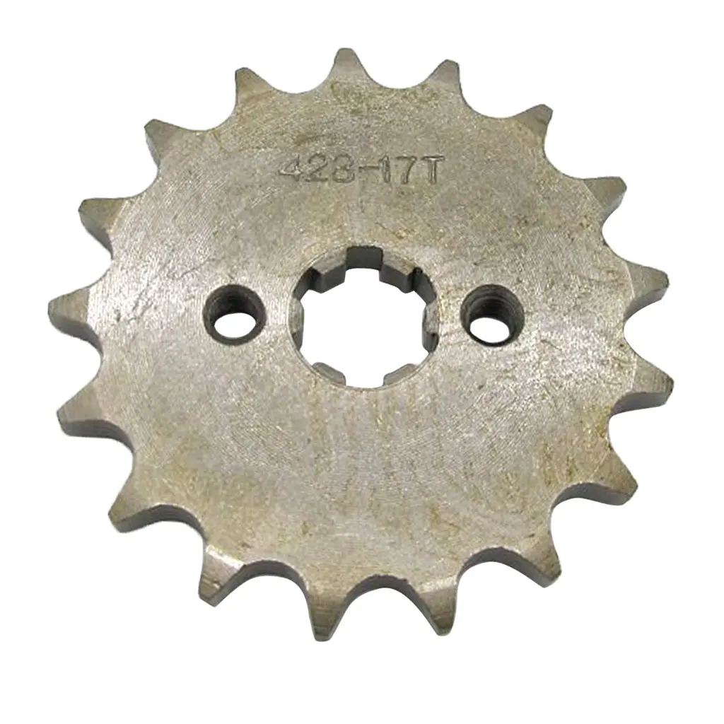 Передняя Звездочка двигателя для мотоцикла 50cc 150cc Cog 428 17 T зуб мм| |
