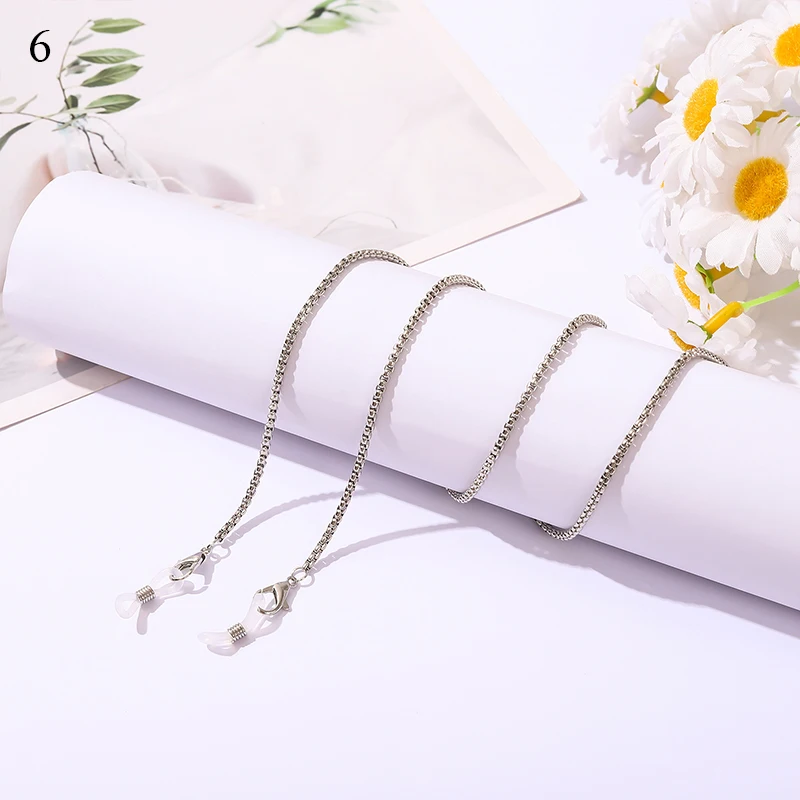 

Sunglasses Masking Chains For Women Alloy Pearl Chain Eyeglasses Chains Lanyard Glass 2021 New Fashion Jewelry Wholesale Gifts