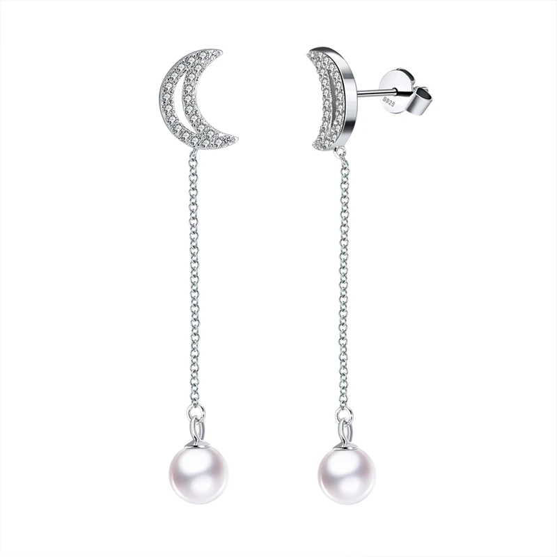 SE61 ORSA JEWELS подлинное серебро высшей пробы 925 женские серьги AAA Блестящий кубический циркон длинные висячие серьги женские ювелирные изделия для вечеринок SE62 - Цвет камня: SE61