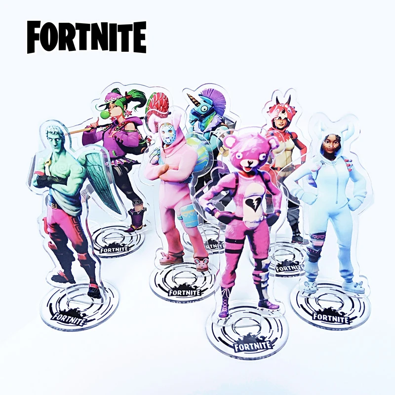 

21cm Fortnite Game Anime Figure Model Card Player Collection Ornament Decoration Acrylic Material Peripheral Toys Children Gift