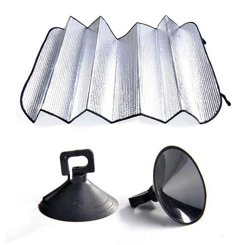 Солнцезащитный козырек для лобового стекла автомобиля 130x70 см - купить по