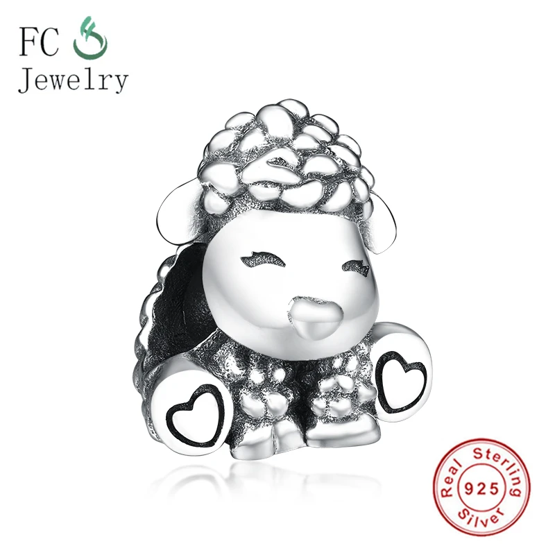 Fit Original Charms Bracelet 925 Silver Patti the Sheep Charm Beads Women DIY Jewelry Berloque |