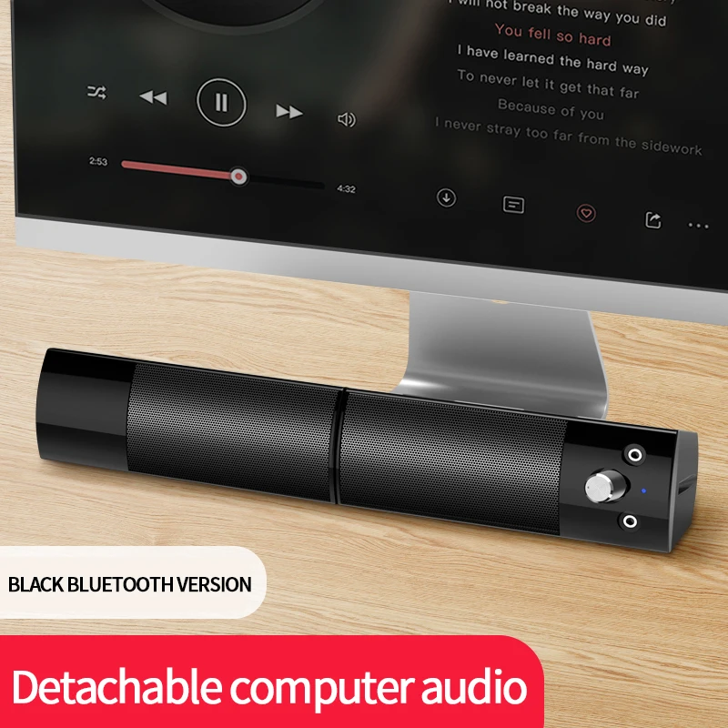 Настольный компьютер Мощные колонки с USB подключением Bluetooth стерео для ноутбука