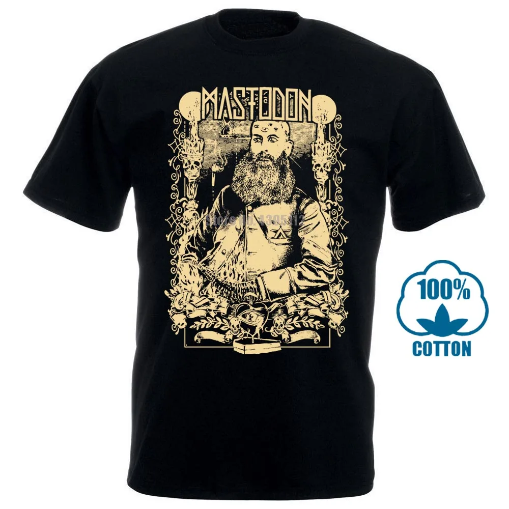 Mastodon борода футболка S M L Xl 2Xl брендовая новая официальная 031084|Мужские футболки| |