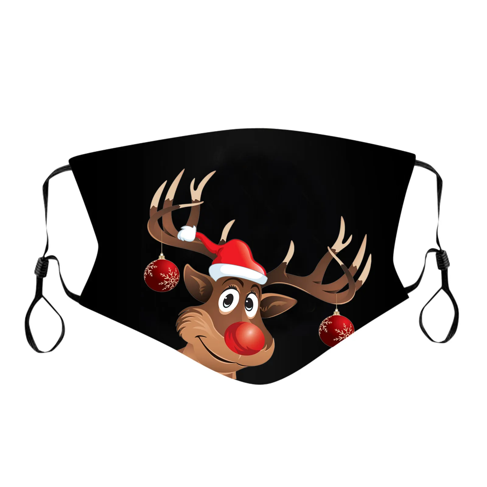 1PC Adult Christmas Elk Printable Washable Reusable Dust Mask Mouth mask Protective Cartoon Cotton Mascarillas Balaclava #K | Автомобили и