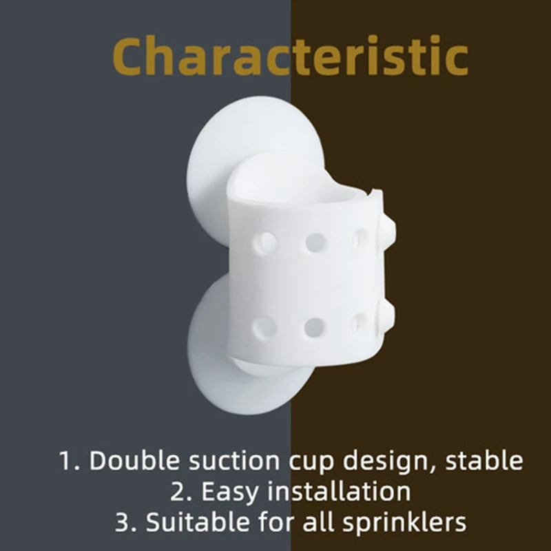 Настенный держатель на присоске для душа портативный подвижный простой в