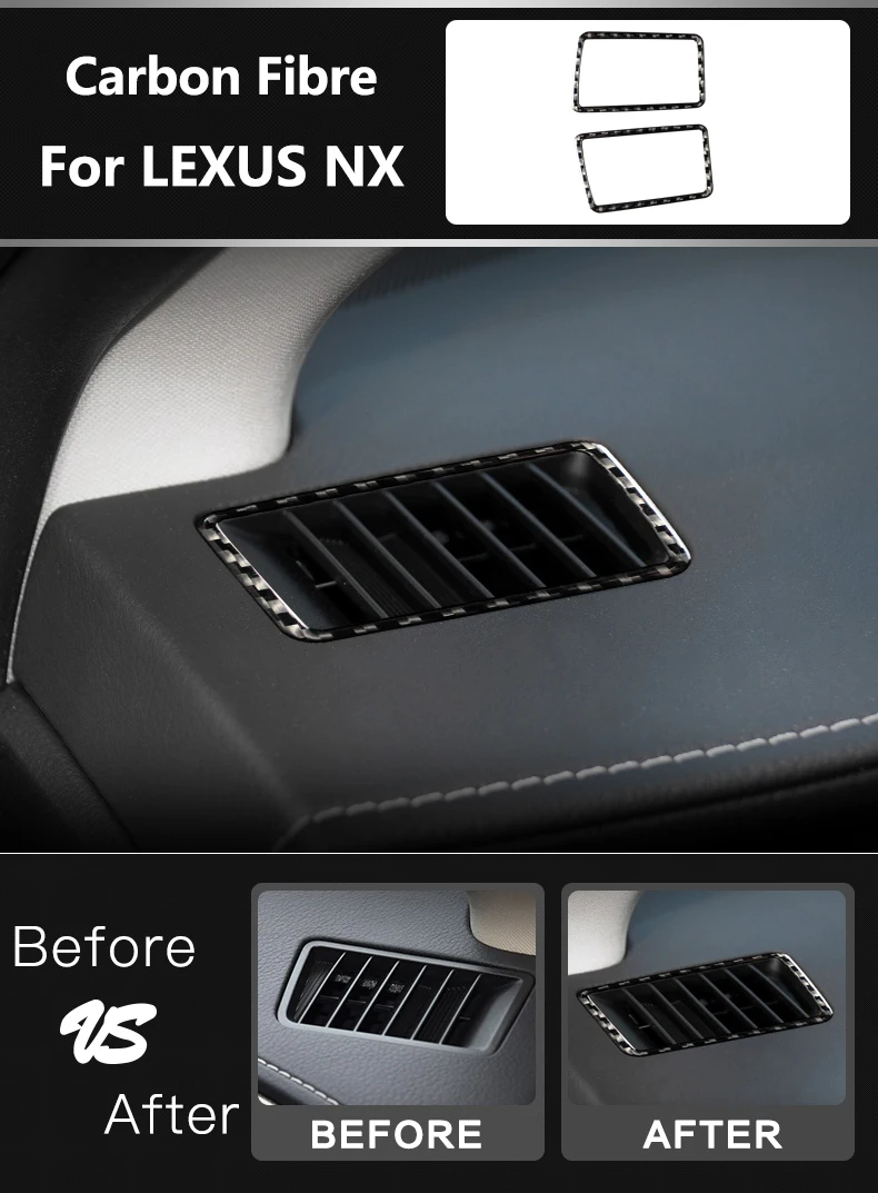 Аксессуары для LEXUS NX 300H200T LHD RHD, рулевое колесо на выходе, автомобильная дверная шестерня, декоративная панель из углеродного волокна, наклейки для внутренней отделки