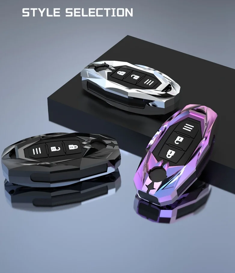

Car Zinc Alloy Key Case Holder For Nissan Versa Maxima Rogue Armada Sentra Qashqai X-Trail For Infiniti FX35 QX50 Accessories