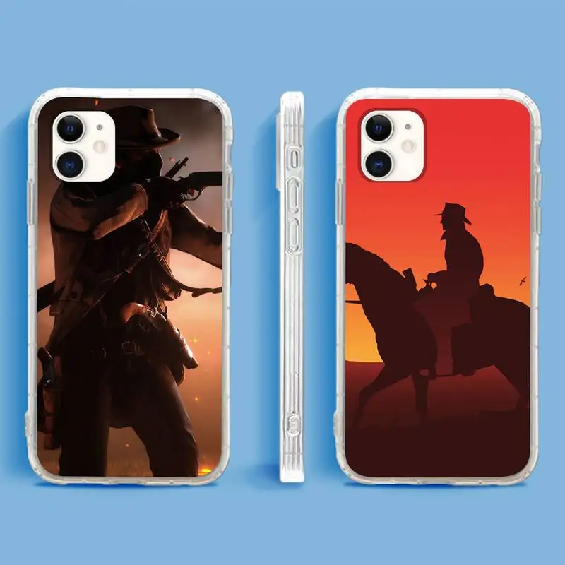 

Red Dead Redemption 2 Phone Case For Iphone SE 2020 6 6s 7 8 plus X Xr XS 11 12 13 Mini Pro Max Fundas Cover