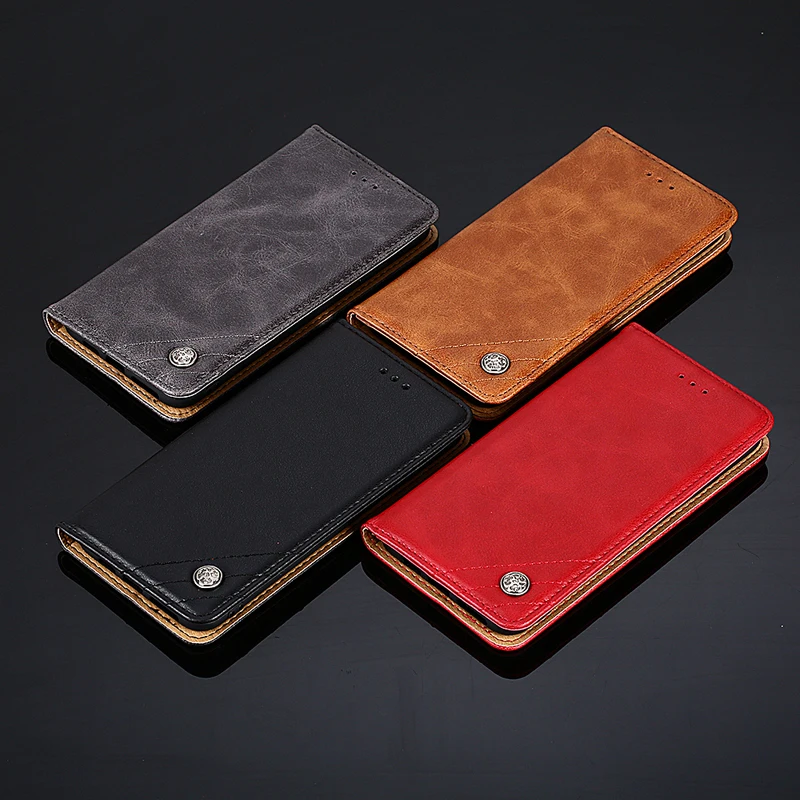 

Luxury PU Leather Flip Case for vivo X27 Pro Y17 Y3 Cases Retro Wallet Card Holder Kickstand Book Cover Vivo iQOO Coque Fundas
