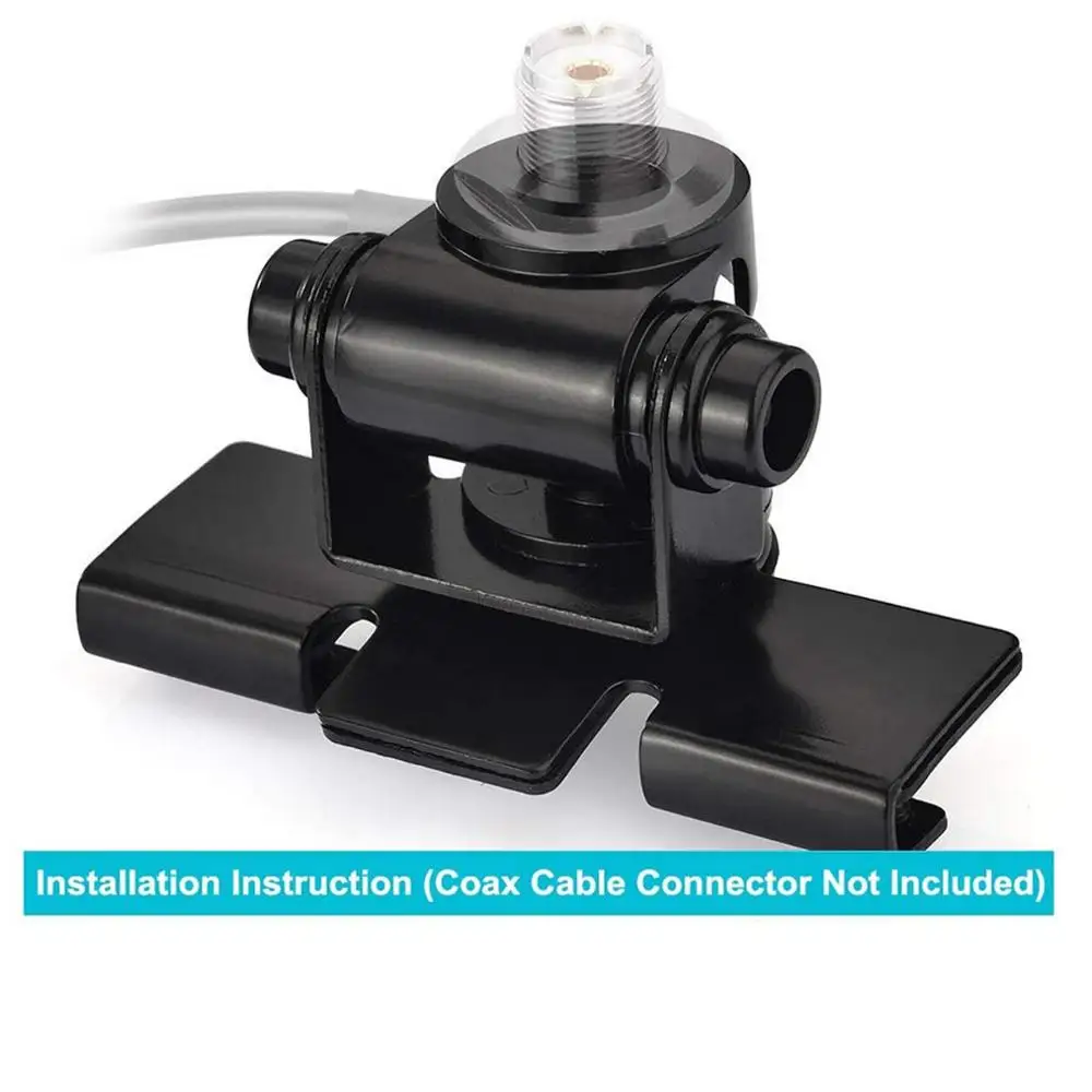 Автомобильная CB радиоантенна с креплением через отверстие фиксирующий