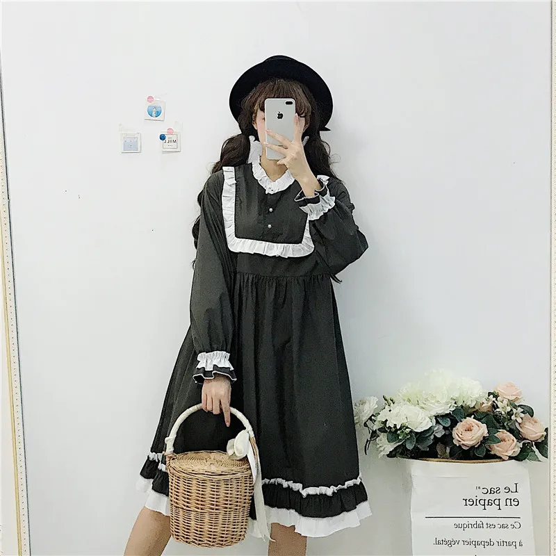 Мягкий Повседневный светильник в японском стиле лолита с цветными панелями и