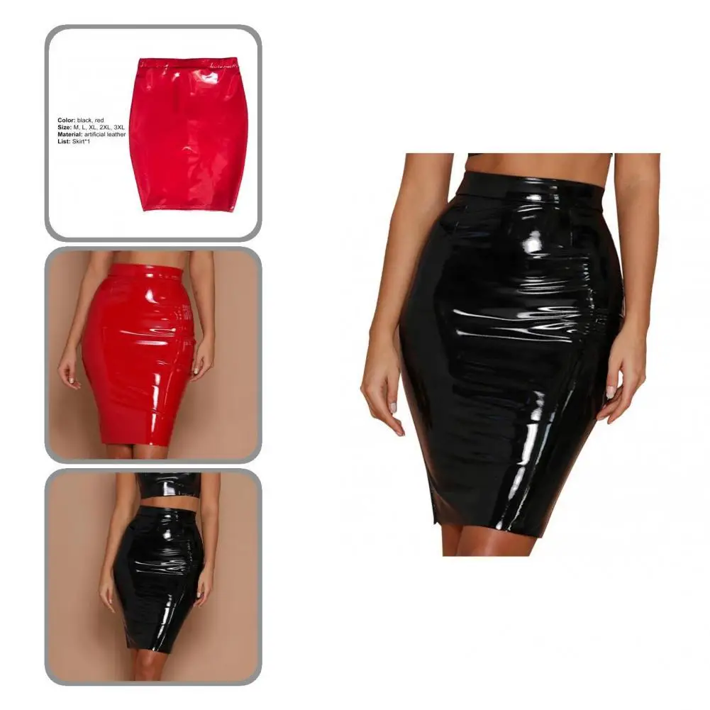 

Terrific Sheath Skirt Clothes Mini Skirt Wear-resistant Straight Smooth Lady Skirt
