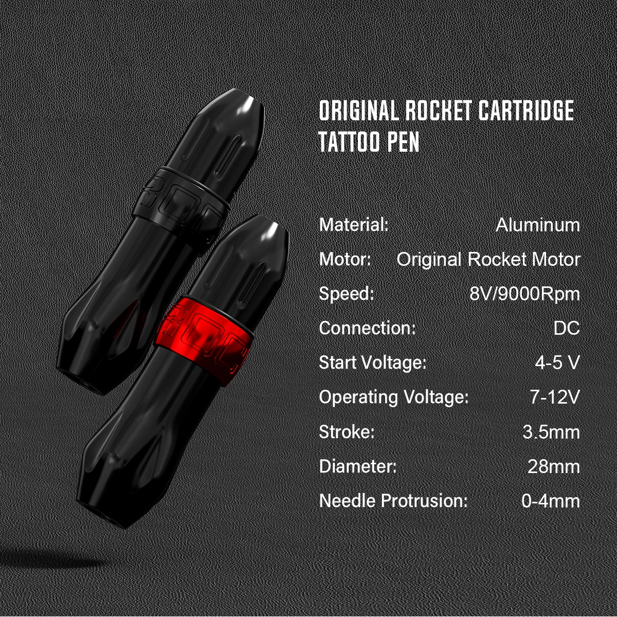 rocket tattoo kit profesional tattoo set power supply inks dm cartridge needles dc interface rotary tattoo machine kits free global shipping