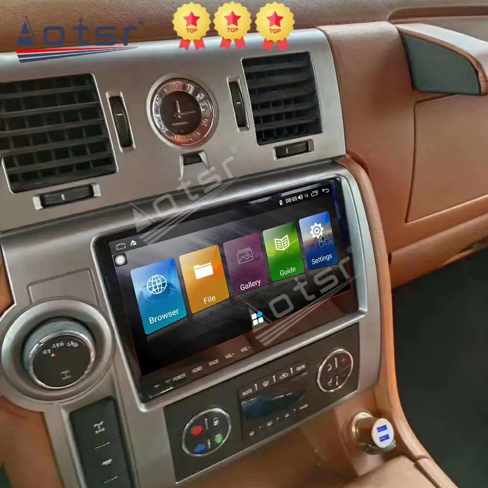 Автомобильный GPS навигатор мультимедиа для Hummer H2 2008 Android 10 0 Радио экран без dvd
