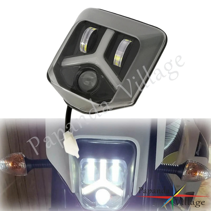 Для Светодиодный фар сборки Hi/короче спереди и длиннее сзади) луч фара белый DRL