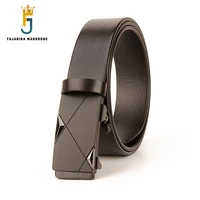fajarina mens top quality cow genuine leather belts unique automatic belt men cowhide casual 3 4cm width accessories n17fj865