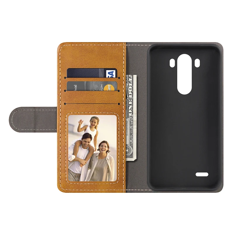 Флип-чехол для LG G3 D855 D850 D851 деловой чехол роскошный кожаный с магнитным
