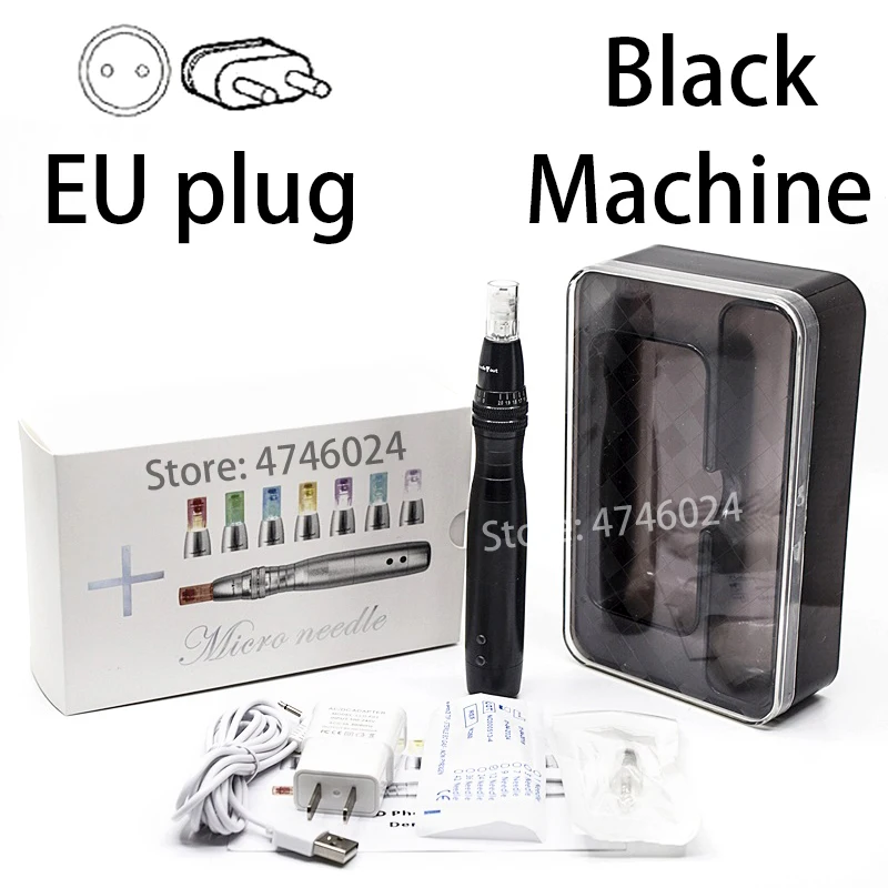 EU Black Machine 1 5 мл BB крем с 7 цветами светодиодный светильник BB крем машина для белого осветления основа BB крем Жидкая Основа макияжа сыворотка - Цвет: EU Black Machine 1