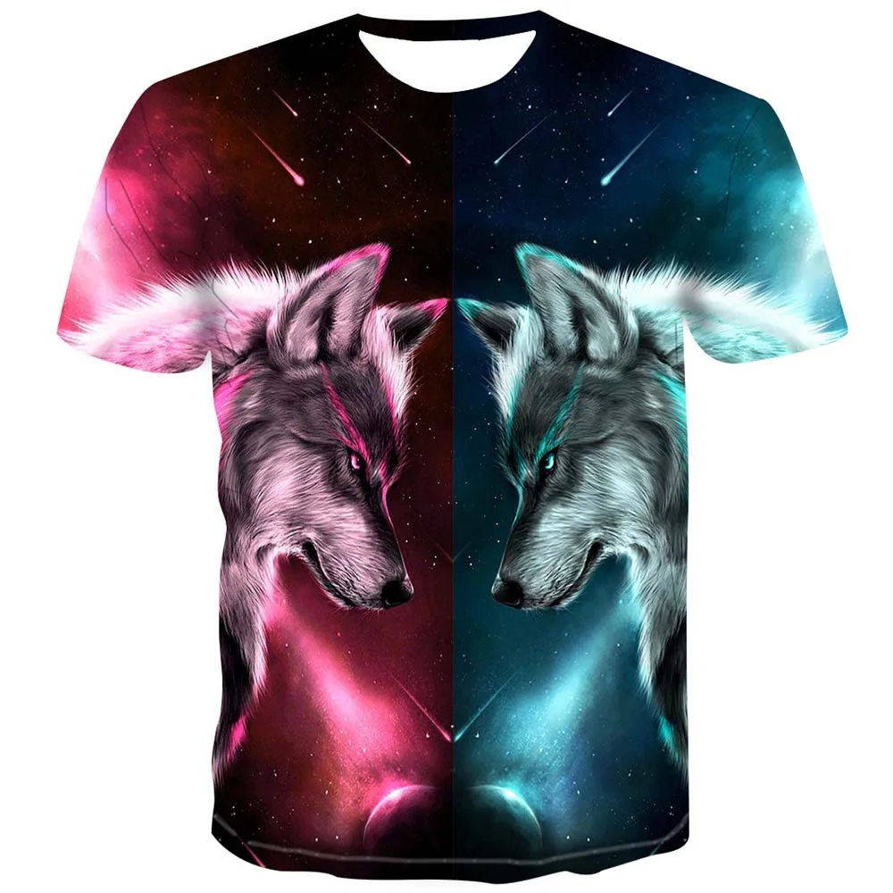 

2021 3D Animal Series New Print T-Shirt 3d T-Shirt Summer Trendy Short Sleeve T-Shirt Top Men/Female Short Sleeve Top