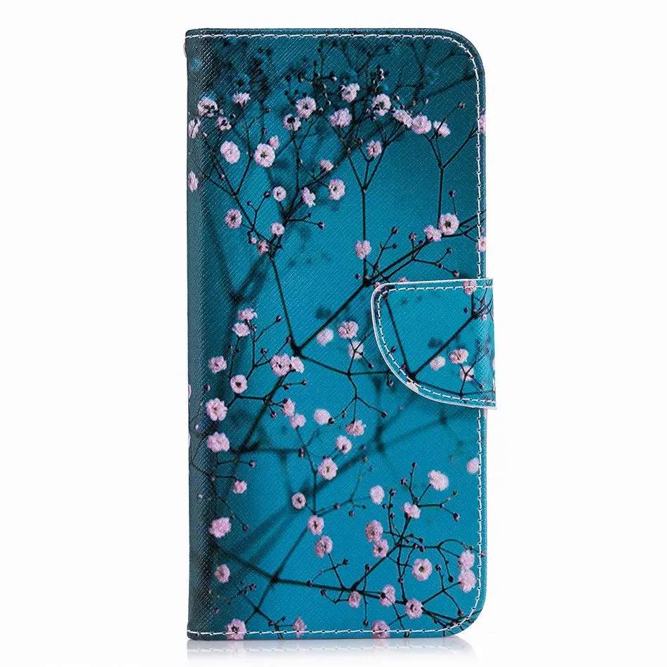 Plum Капа чехол захлопывающийся чехол кожаный чехол для huawei P9 Lite Mini Y5 II Prime Y6 Pro Y7 Y9 Honor 10 V8 8 7A 7C 7X 6X 6C 5C P07G - Цвет: Plum