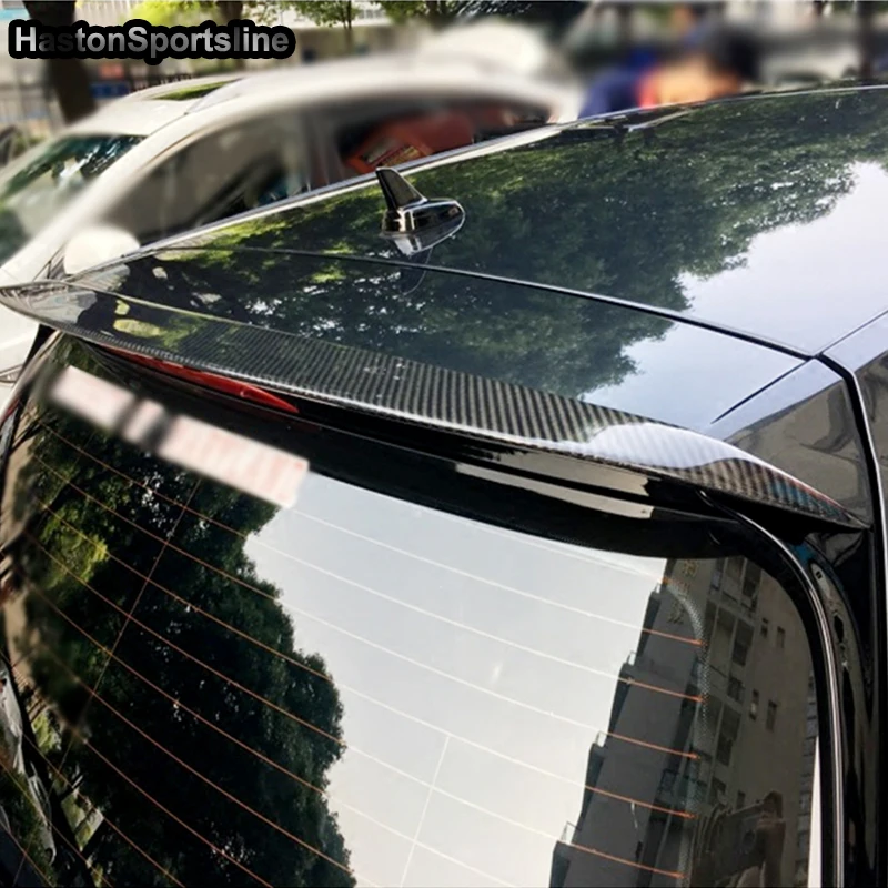 Для Volkswagen VW Golf 7 VII MK7 задний спойлер на крыло крышу 2014 ~ 2018 из углеродного волокна