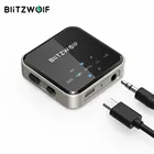 Bluetooth-адаптер BlitzWolf BW-BL3, беспроводной пульт дистанционного управления 3,5 мм Aux, аудиоадаптер для автомобиля, ТВ, ПК, динамика