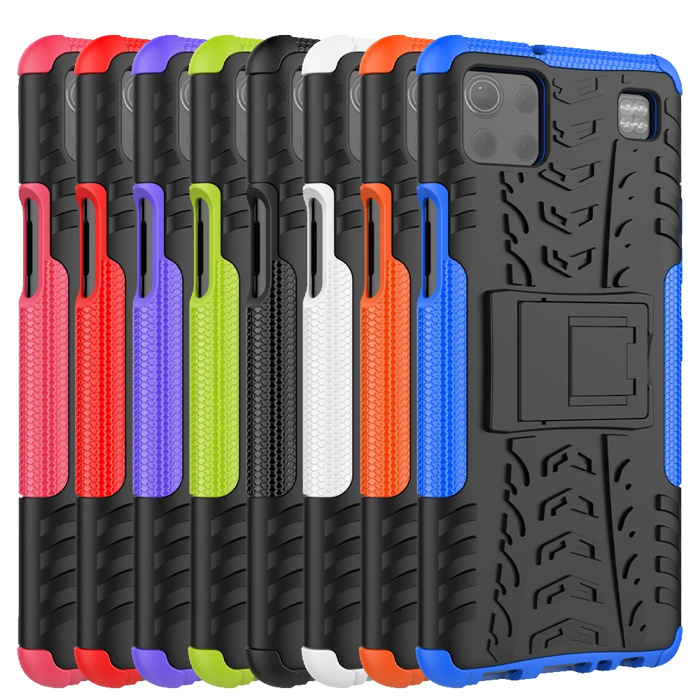 for lg k92 5g case cover anti knock bumper heavy duty armor stand hard back cover for lg k92 5g silicon phone case for lg k92 5g free global shipping