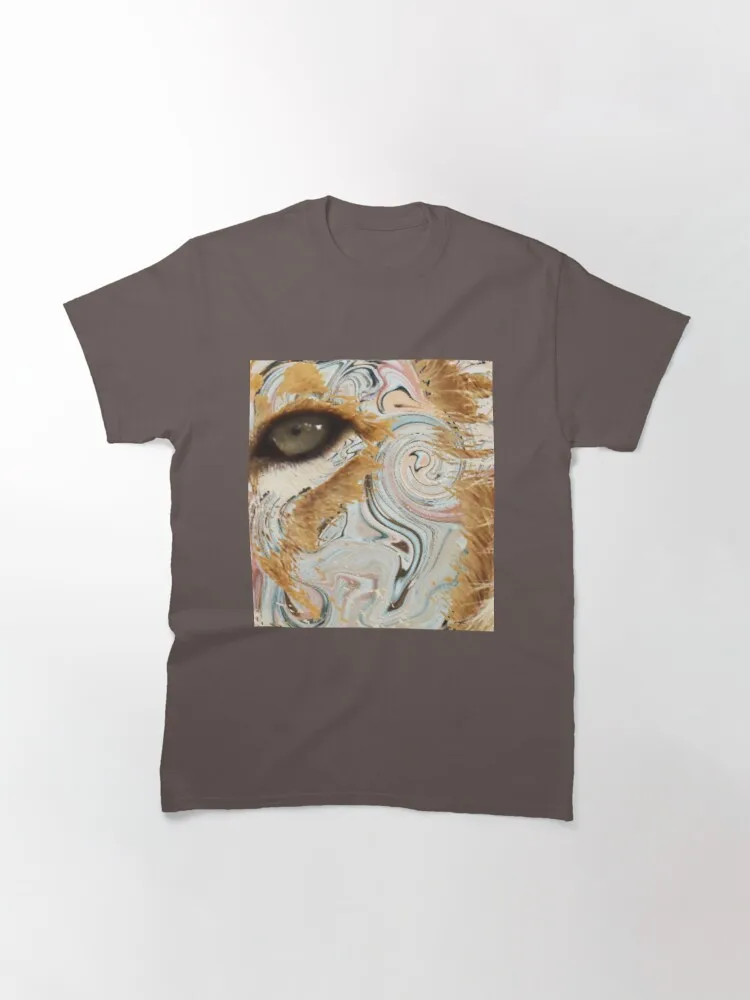 

Женская Классическая футболка с абстрактным изображением глаз льва