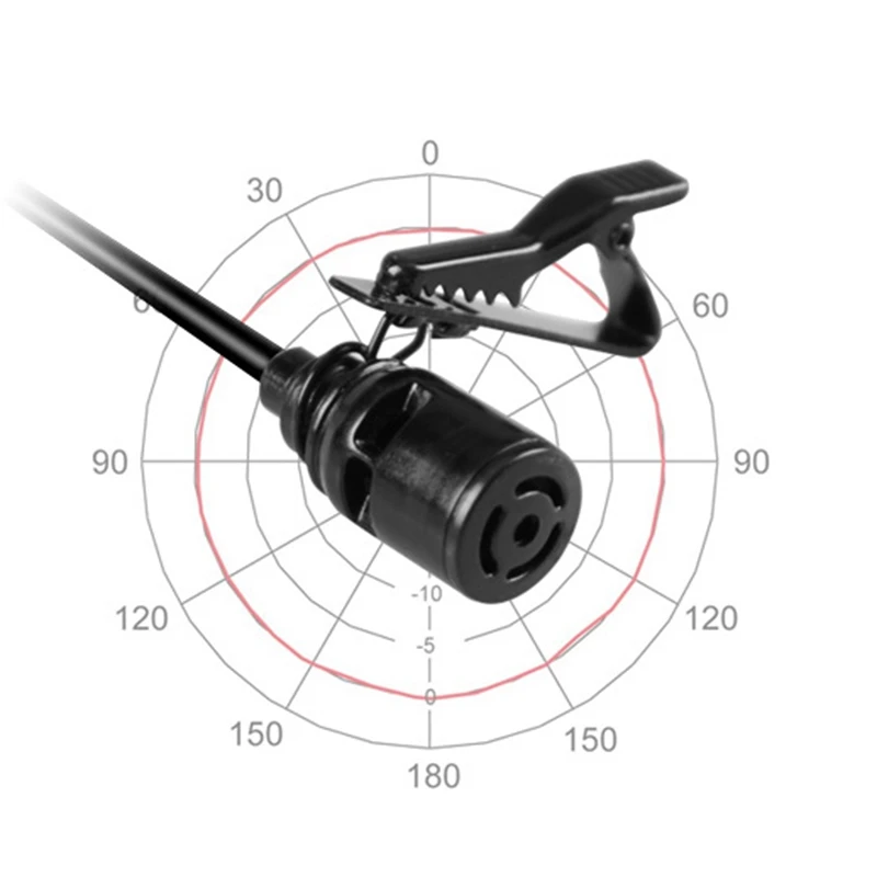 

Professional UHF Microphone Lavalier Microphone Long-Distance Camera Mic for Phone SLR Camera PC and Voice Recorder