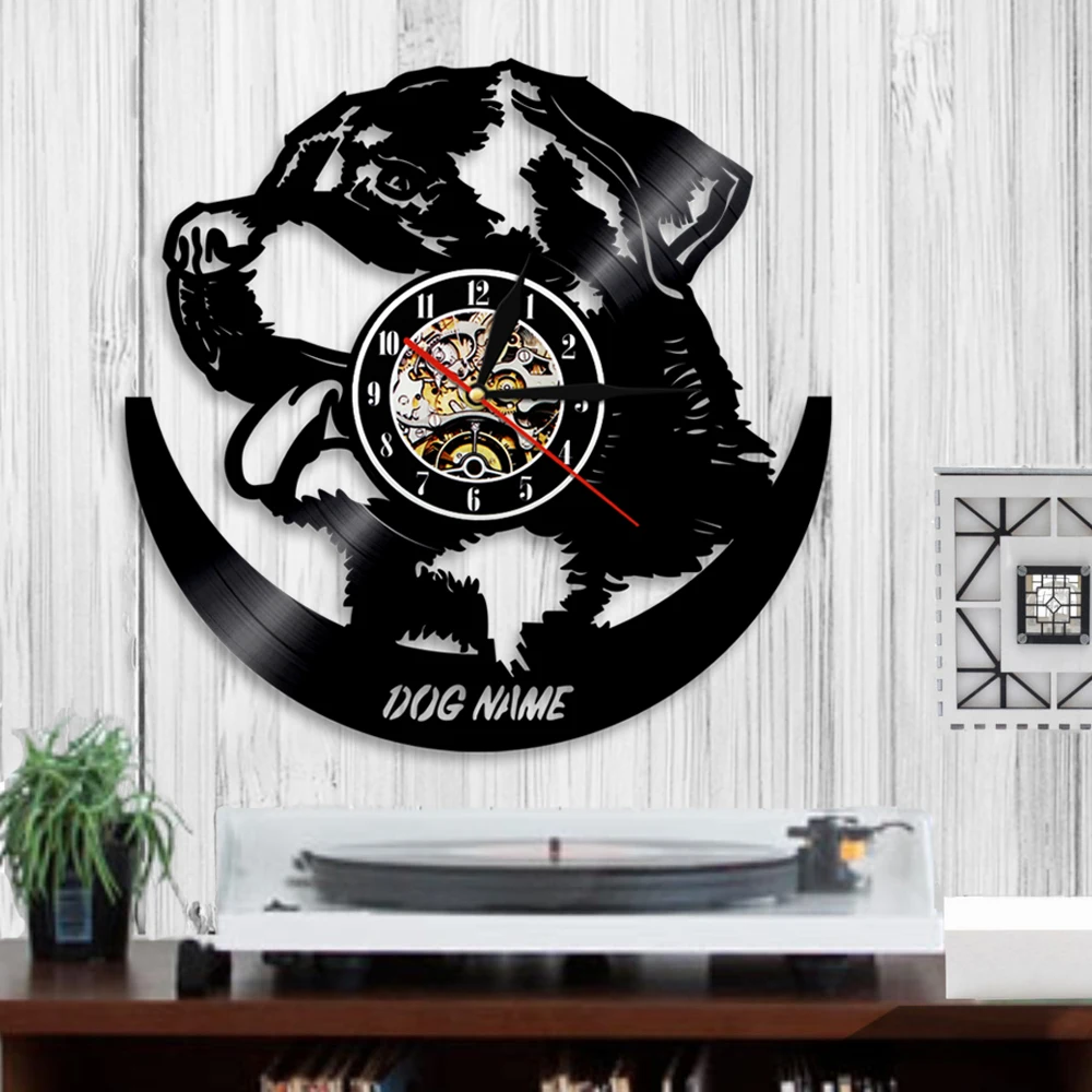 Настенные часы с изображением французского бульдога фигуры собаки щенка