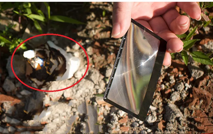 1 шт. 3 X лупа увеличение Открытый аварийный портативный стартер Портативный Лупа