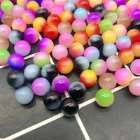 new 10050pcs 6 8mm round acrylic nonporous beads two color loose beads for jewelry making diy charm jewelry design accessories