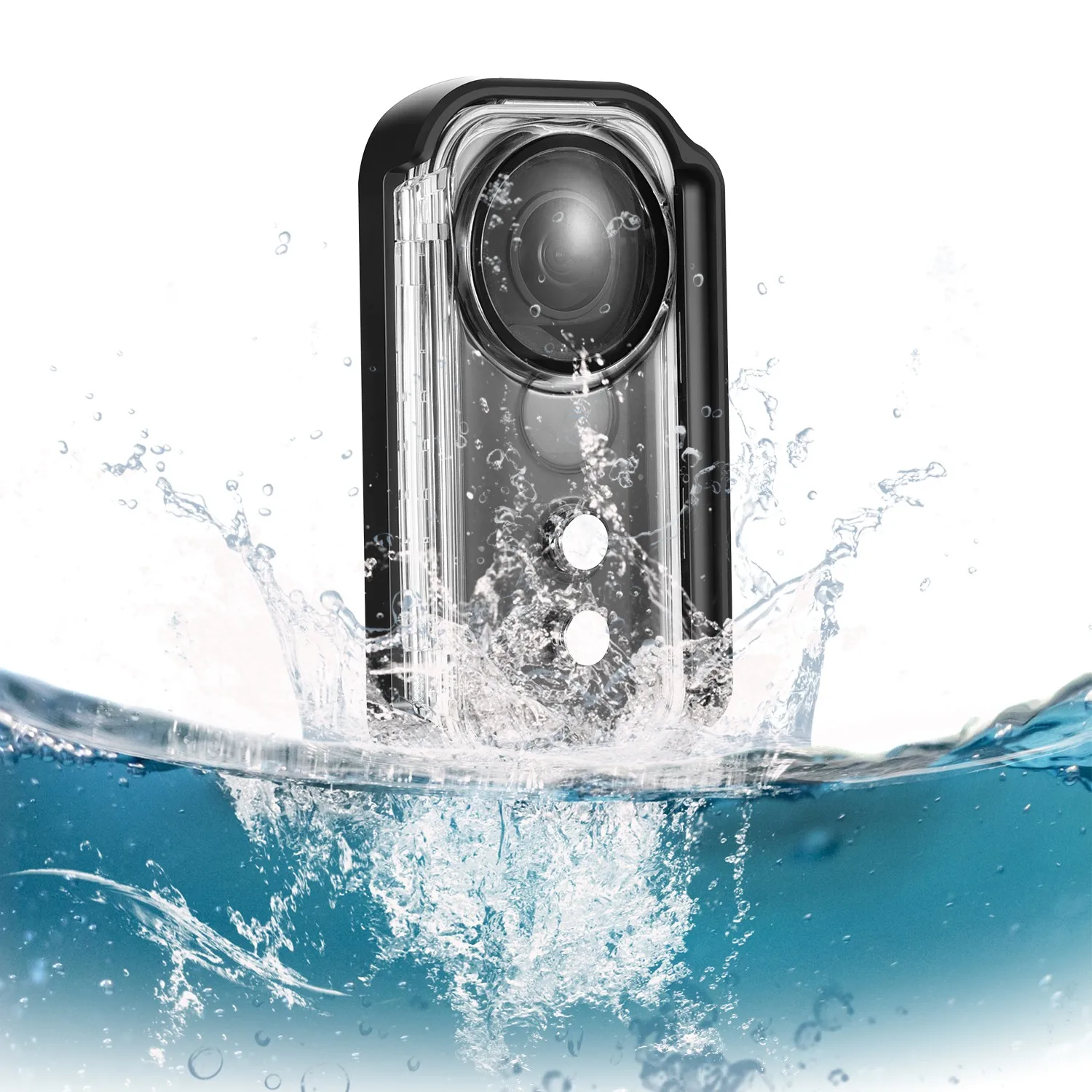 

EACHSHOT 30M/90FT Underwater Housing Case for Insta360 ONE X Action Camera Underwater Diving Shell for Insta360 ONE X Action Cam