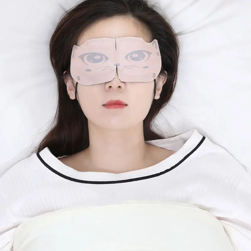 5Pcs Hot Steam Eye Mask Patch Fine Line Wrinkles Anti Aging Dark Circle Heat Pad 11UF | Красота и здоровье