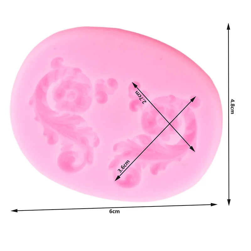 Силиконовые формы в виде листьев цветов |